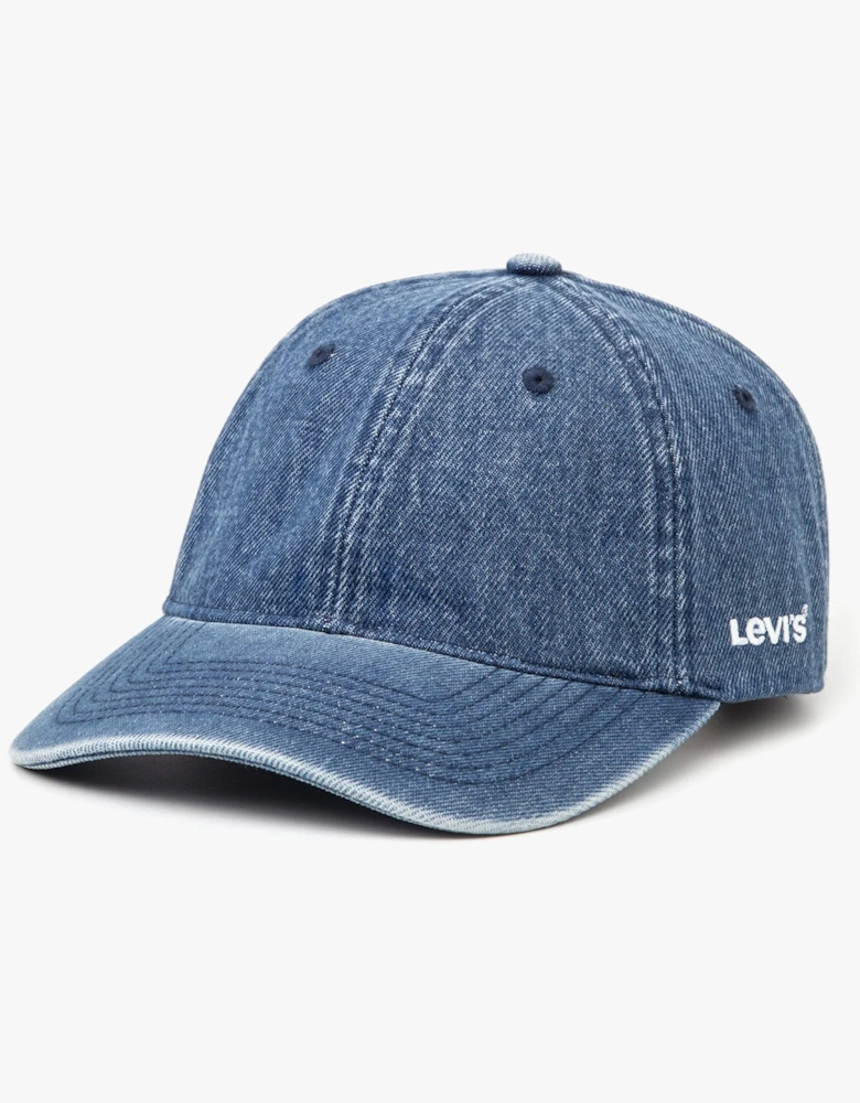 ESSENTIAL CAP Unisex Hat Jeans Blue