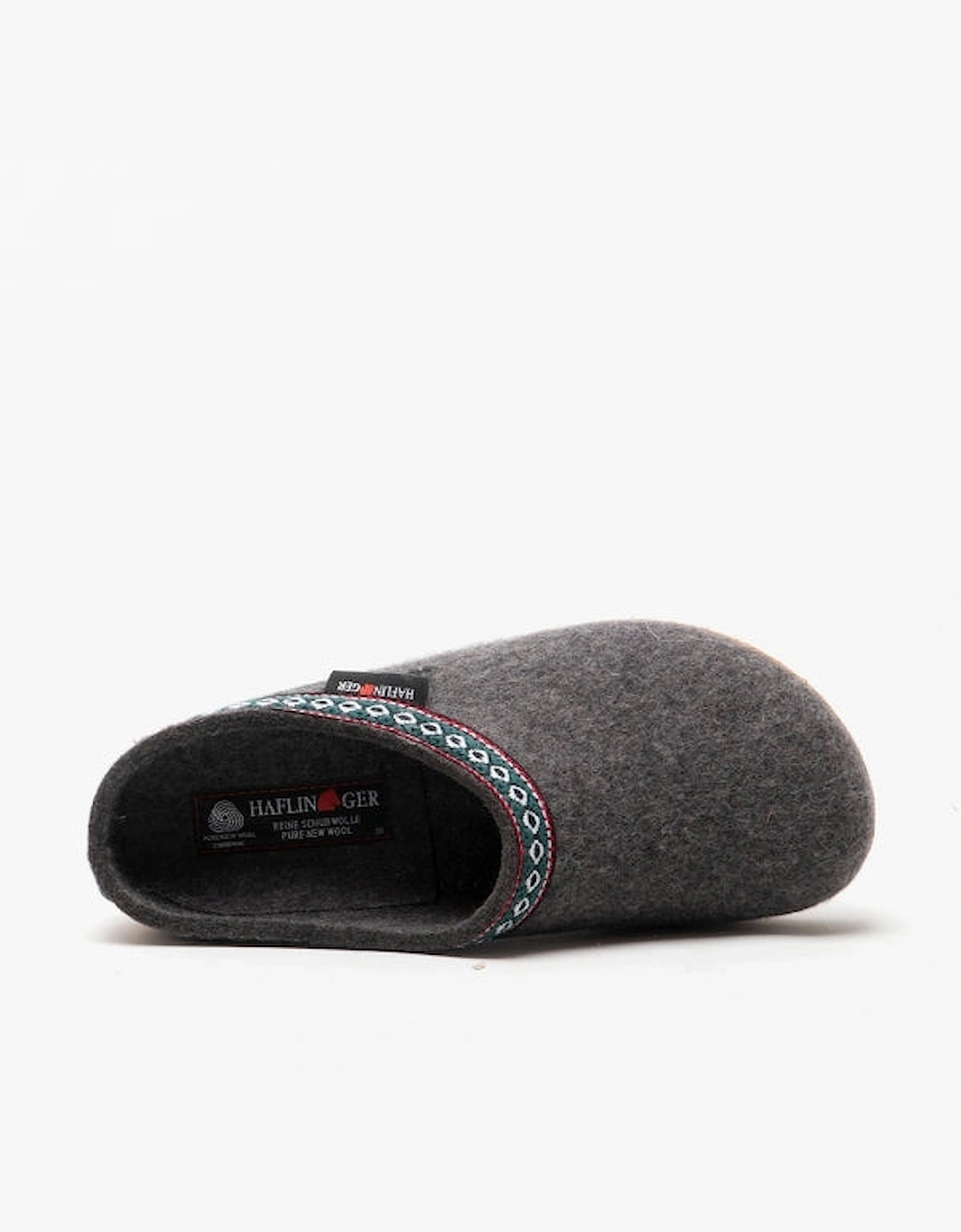 FRANZL Womens Wool Clogs Anthracite