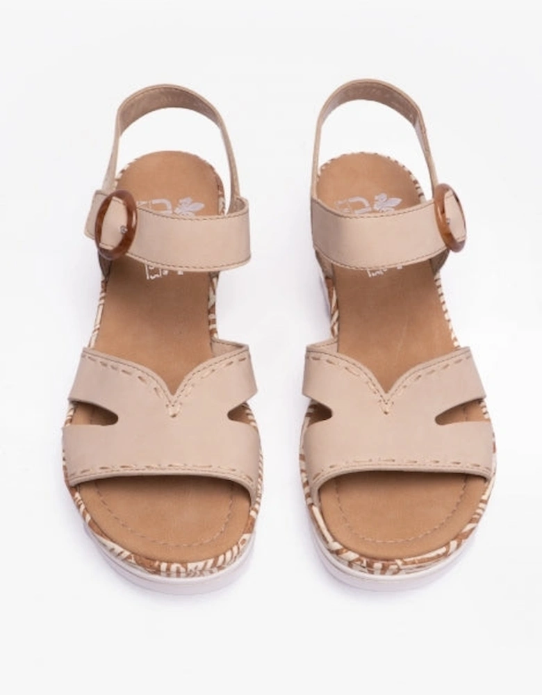 67173-60 Womens Sandals Beige