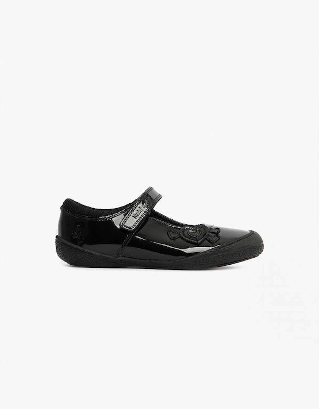 Hush Puppies Unisex Black Rosanna Infant Patent Mary Jane Shoes  Small Kids