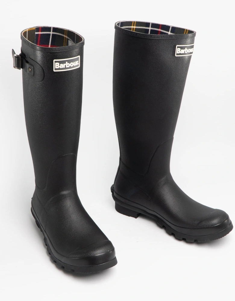BEDE Mens Tall Wellington Boots Black