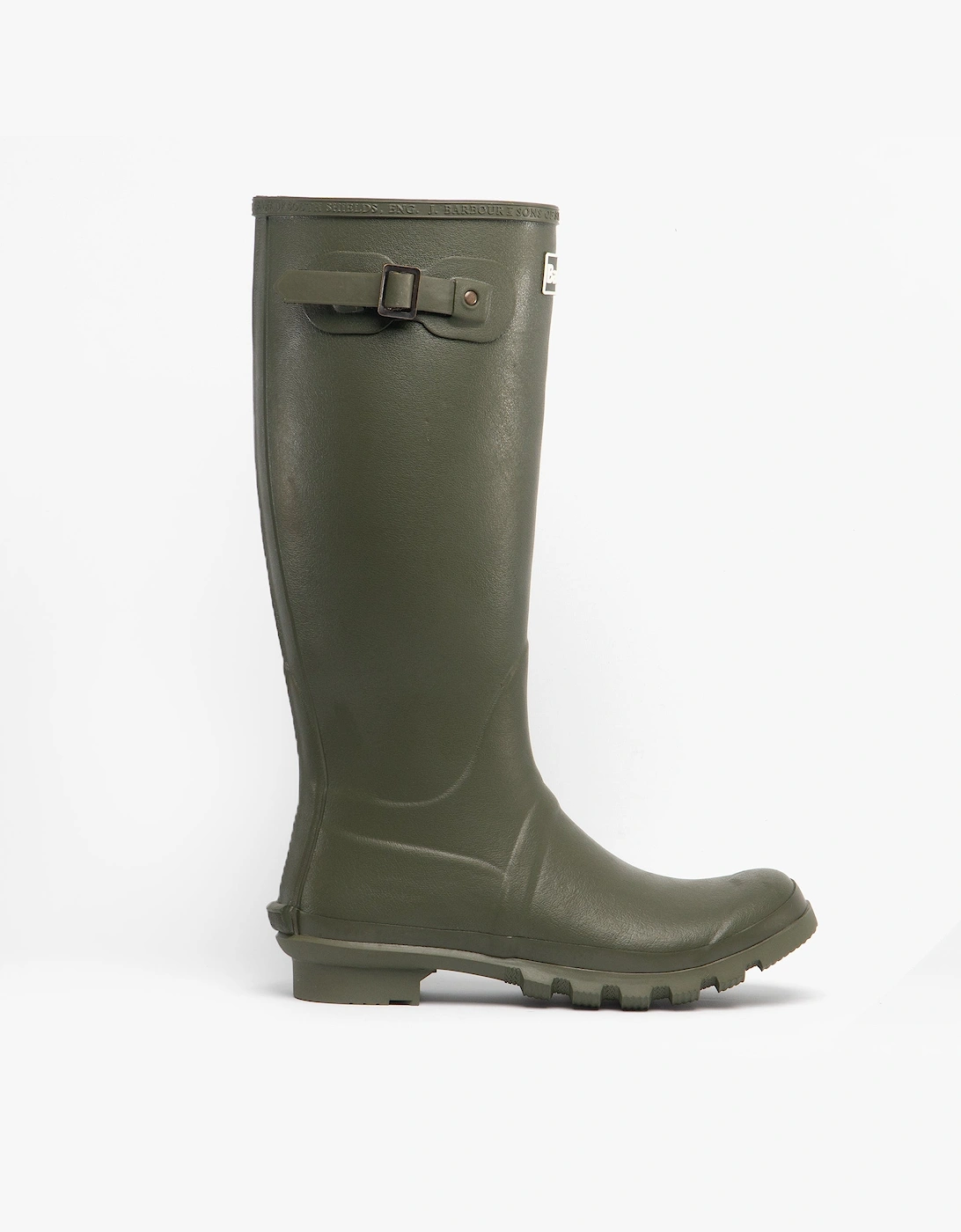 BEDE Mens Tall Wellington Boots Olive, 6 of 5
