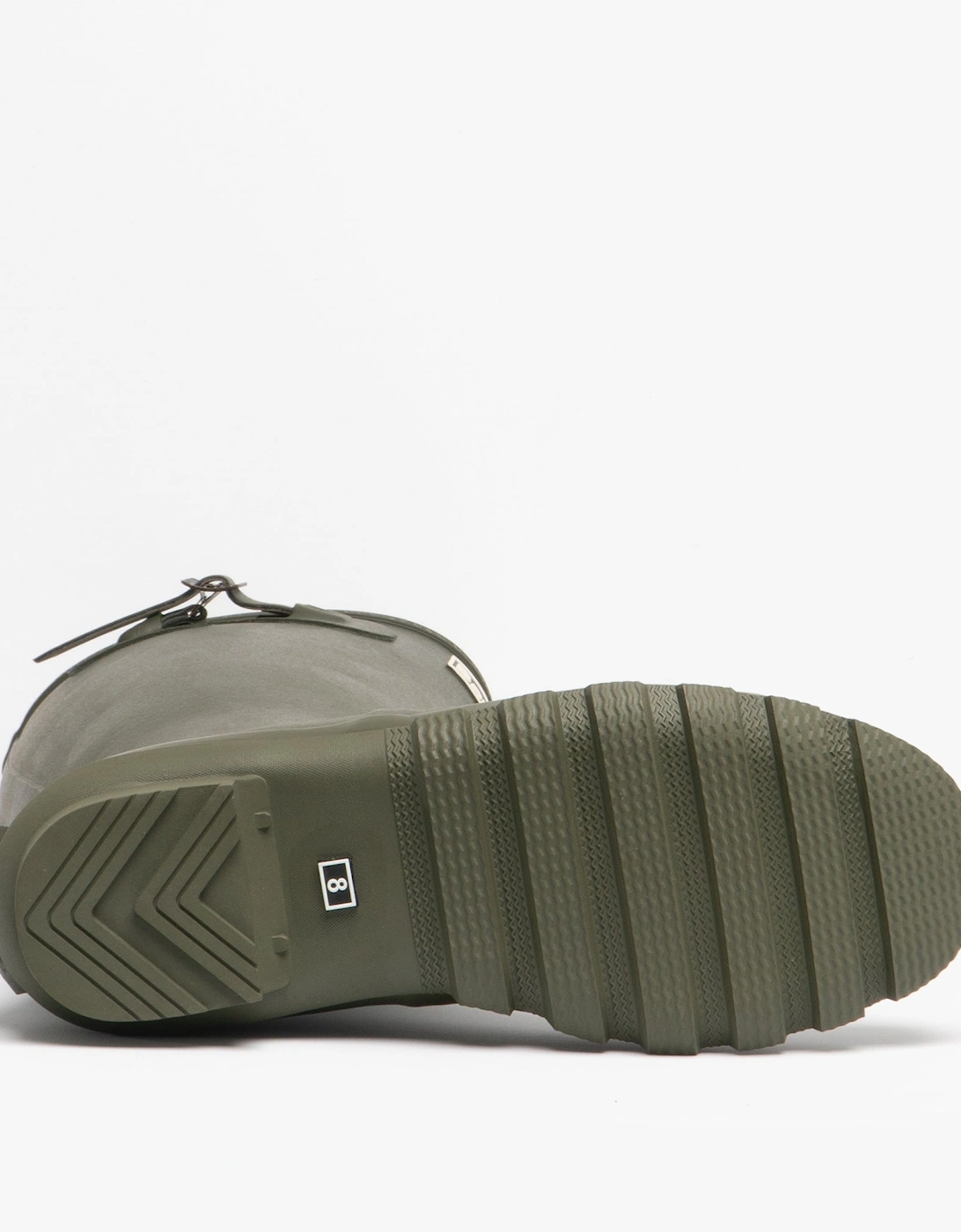BEDE Mens Tall Wellington Boots Olive