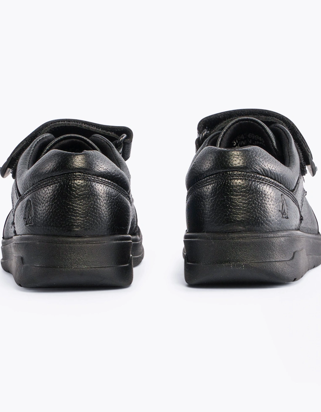 ROWAN Boys Leather School Shoes Black