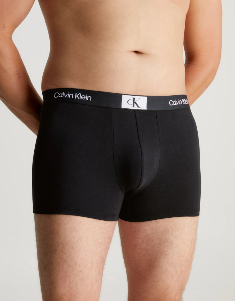 3 Pack Mens Trunks Black/Grey