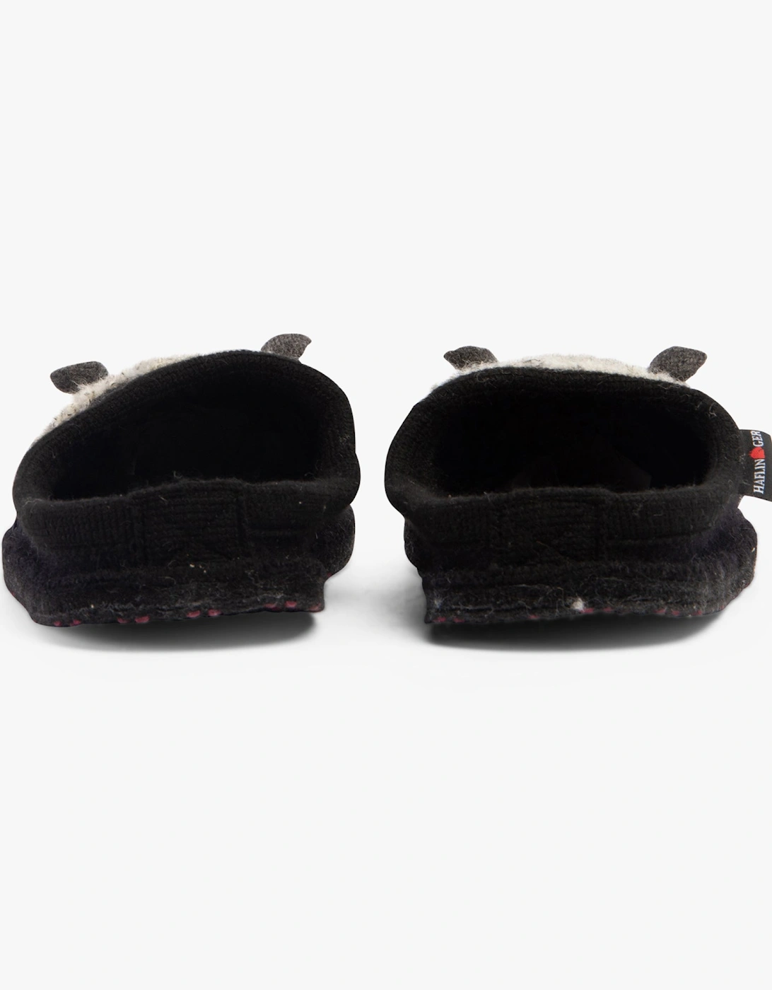 LAMBY Womens Slippers Black