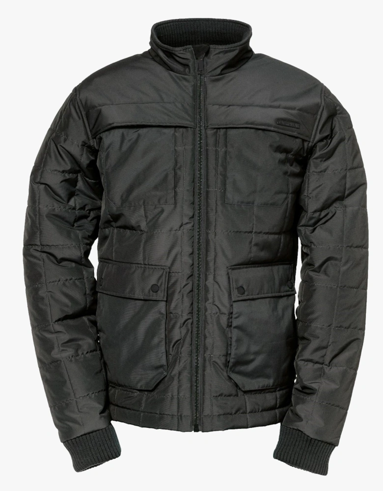 CAT TERRAIN Mens Polyester Full Zip Jacket Black