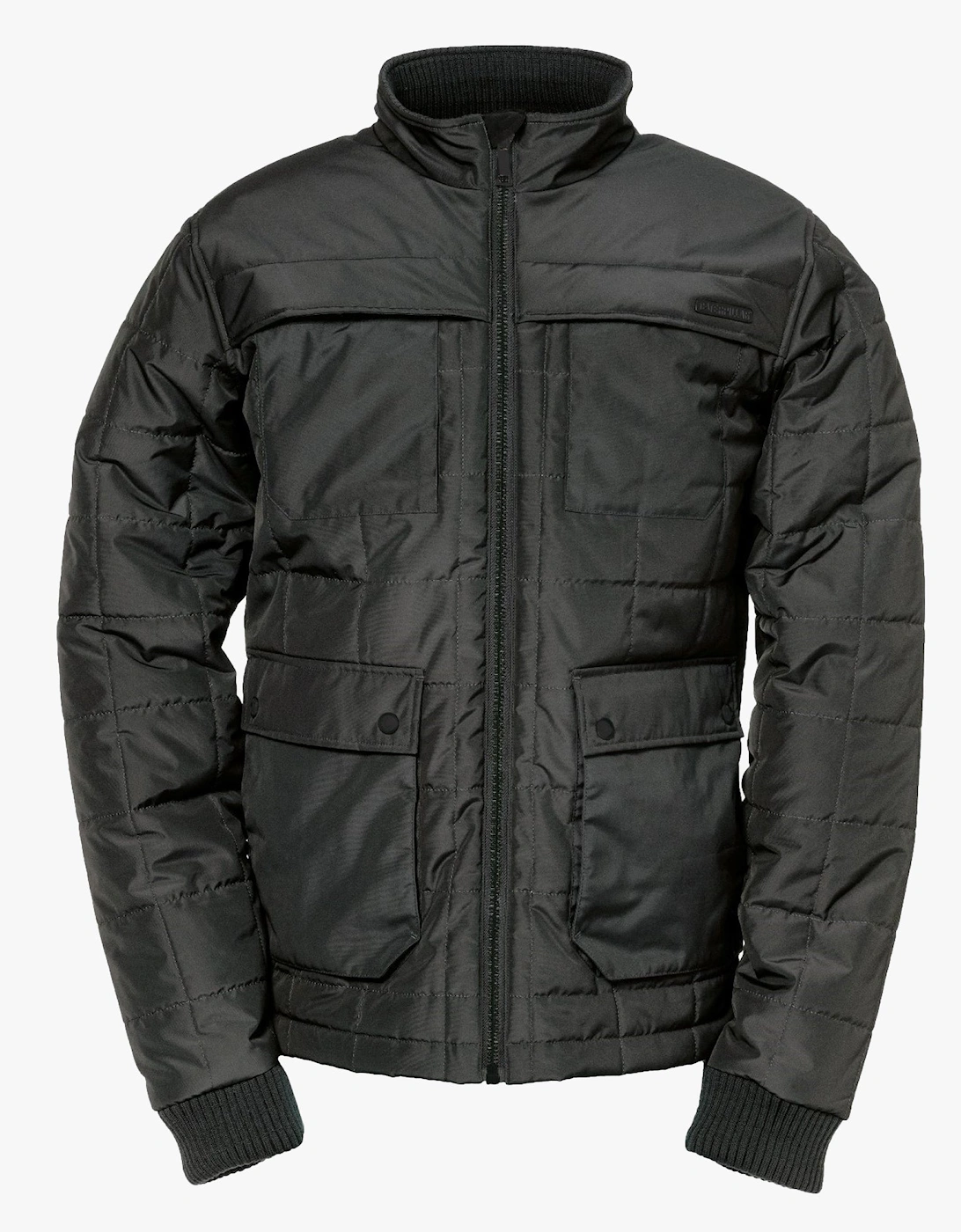 CAT TERRAIN Mens Polyester Full Zip Jacket Black