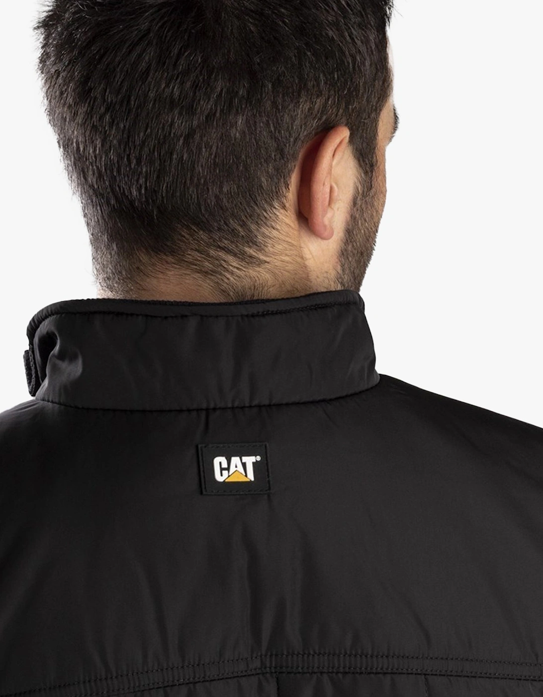 CAT TERRAIN Mens Polyester Full Zip Jacket Black