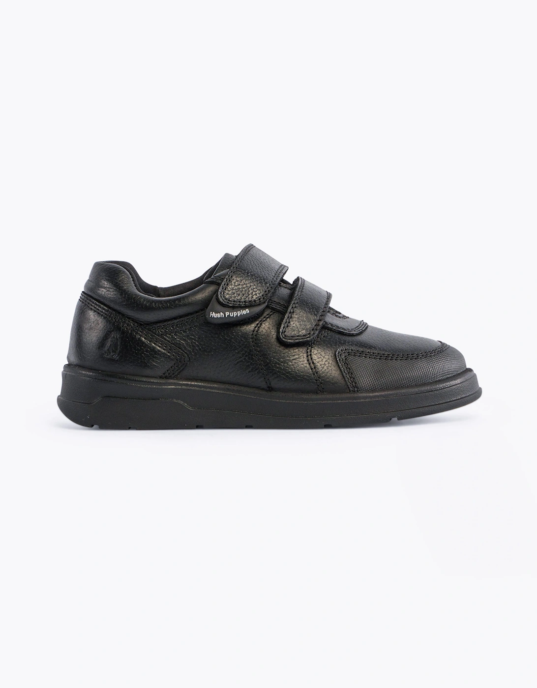 Hush Puppies Boys Black 'S Ryan Leather School Shoes  Uk Size 6 Teens Kids