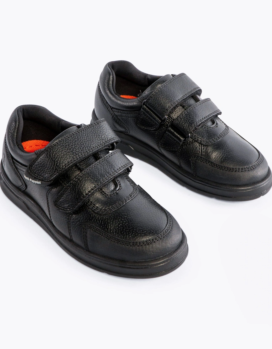 RYAN Boys Leather School Shoes Black