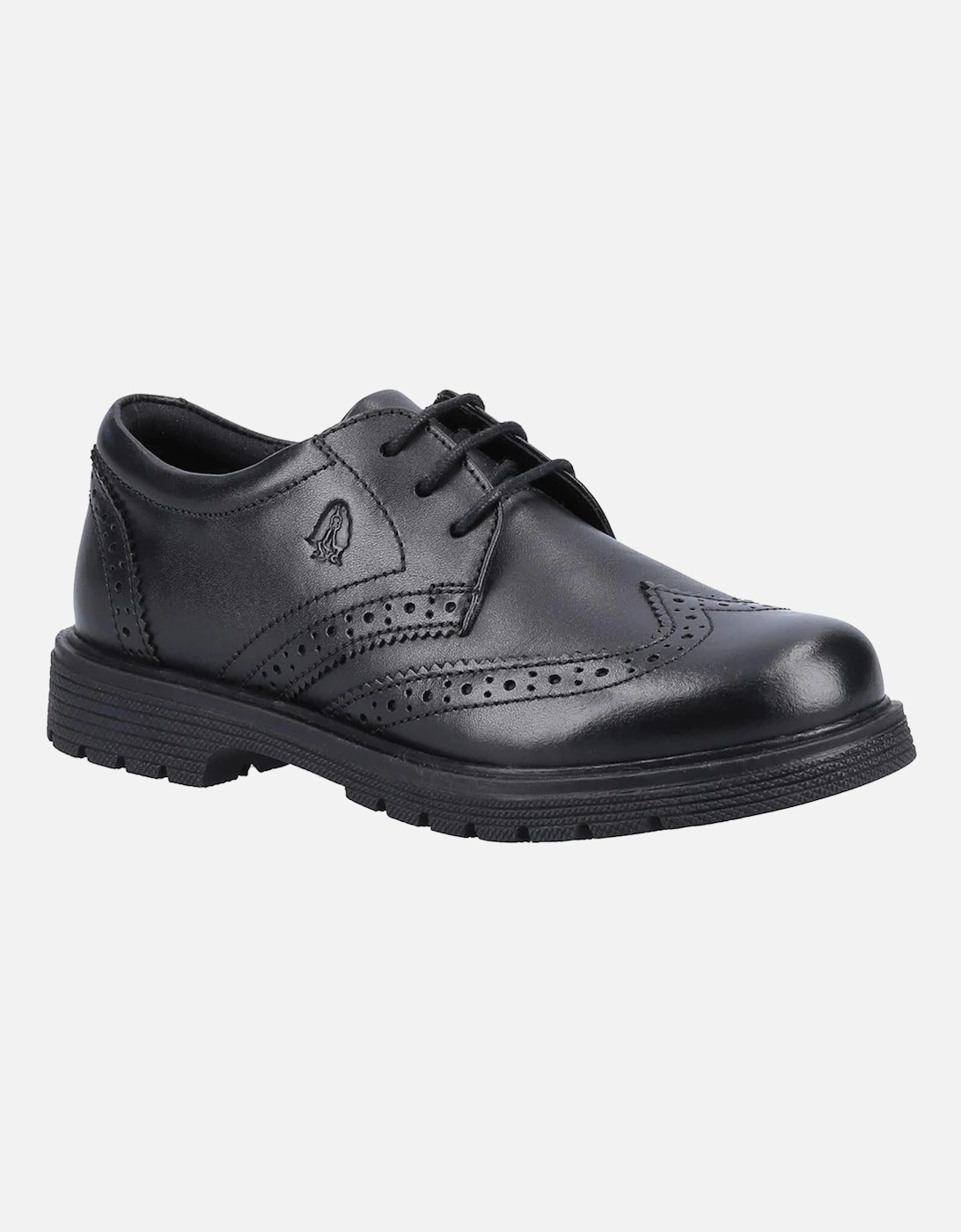 SALLY 2 Girls Leather School Shoes Black