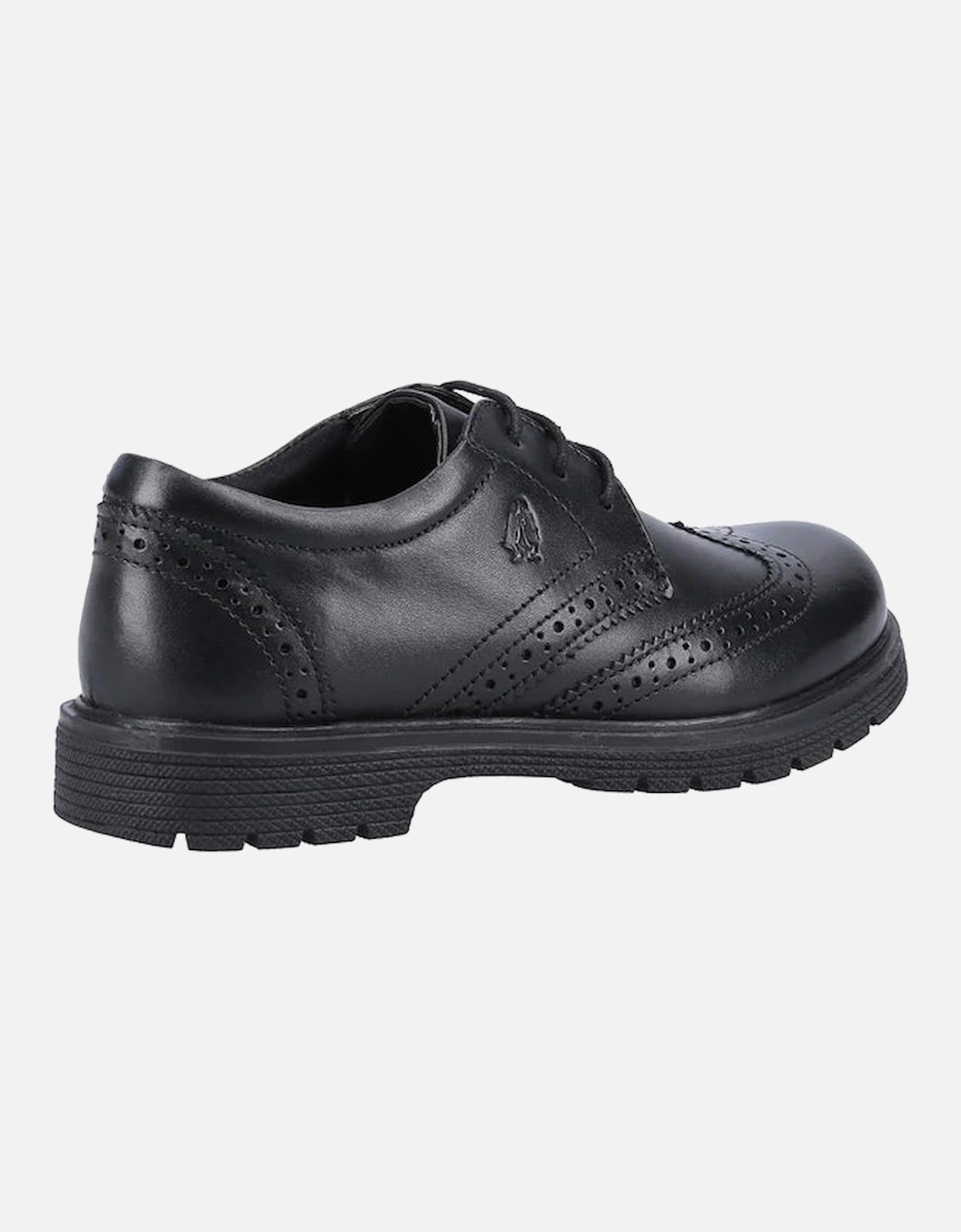 SALLY 2 Girls Leather School Shoes Black