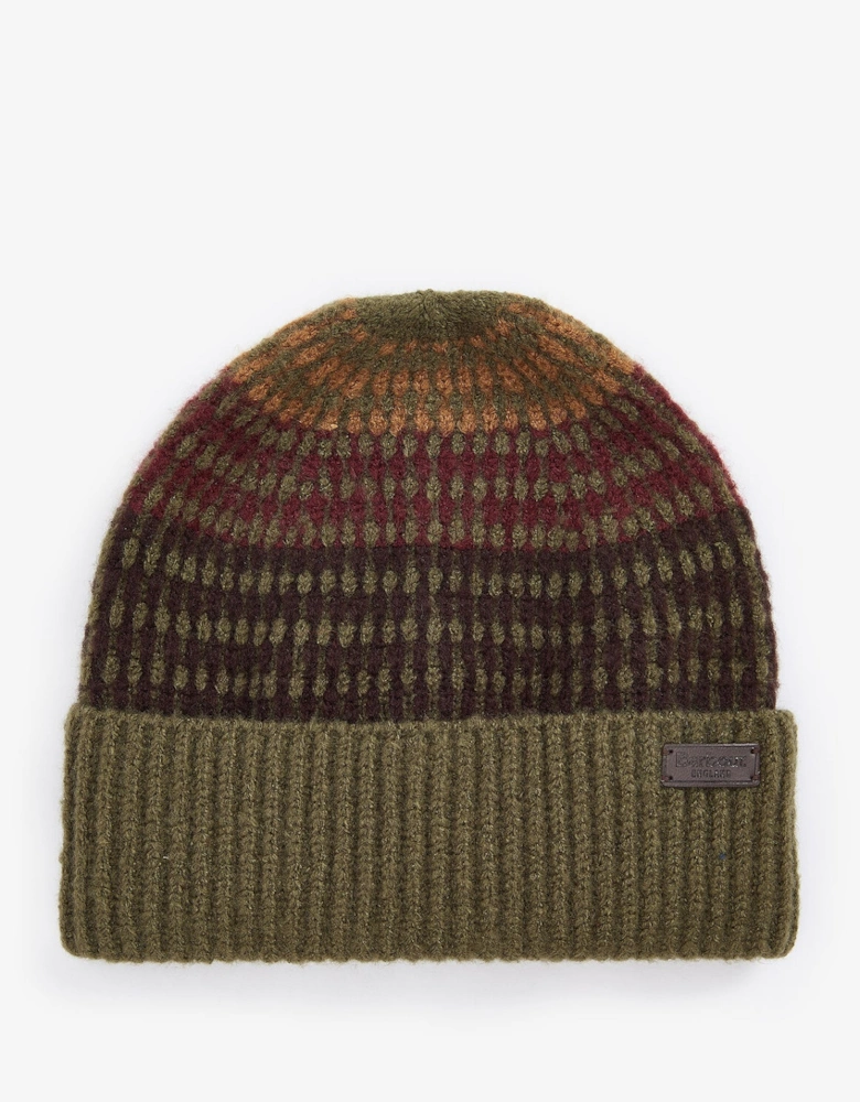 BRANTON BEANIE & SCARF Gift Set Mens Army Green
