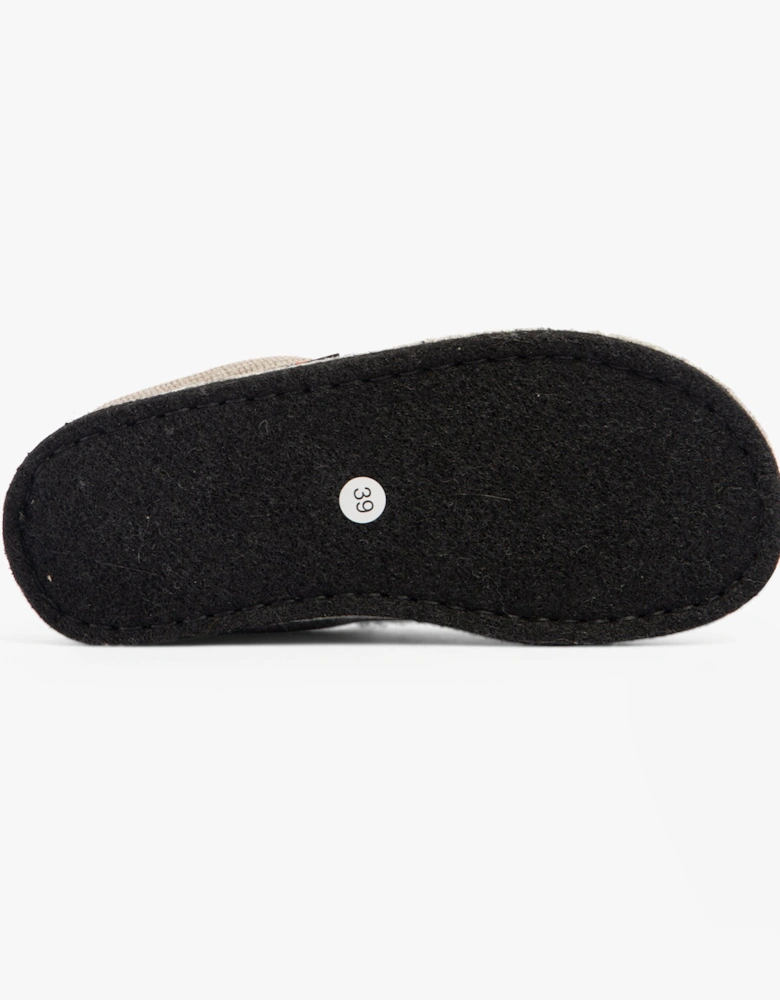 SONGBIRD Womens Slippers Mottled Stone Grey