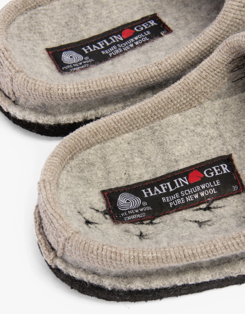 SONGBIRD Womens Slippers Mottled Stone Grey