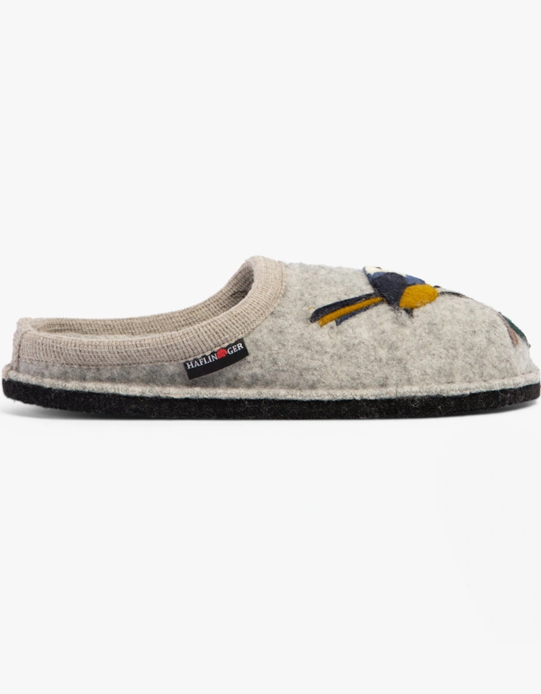 SONGBIRD Womens Slippers Mottled Stone Grey