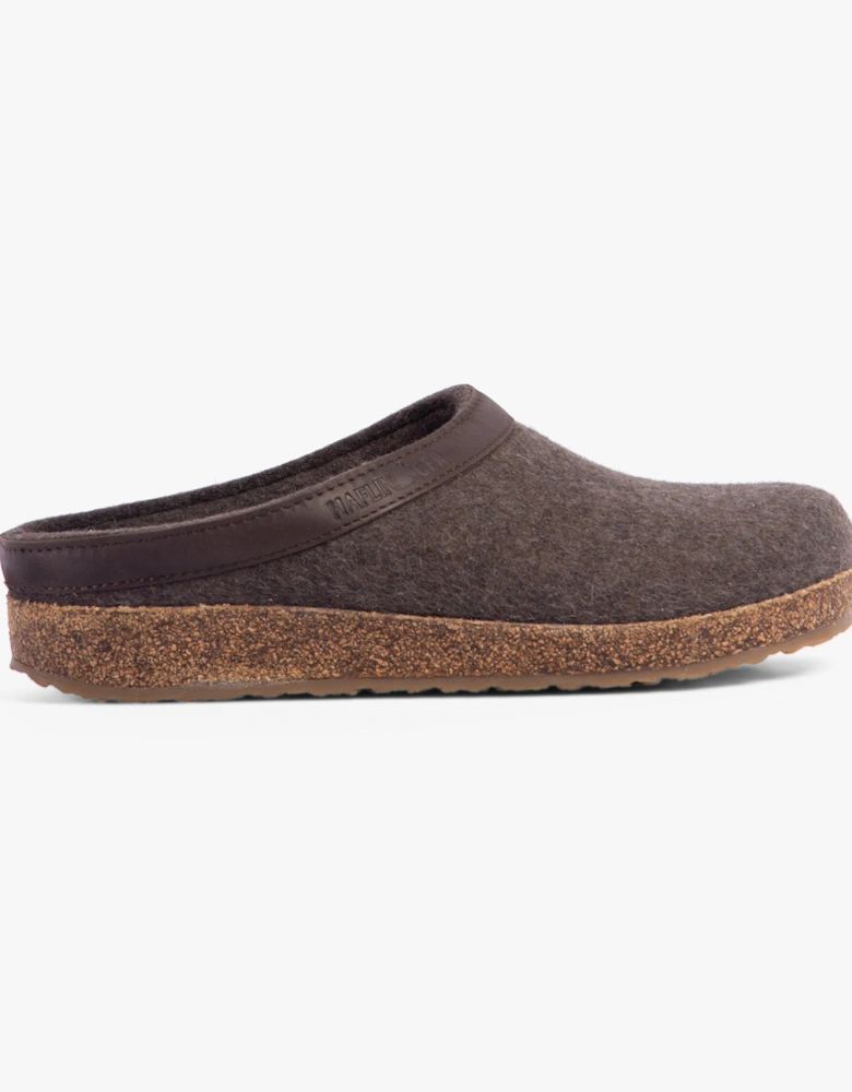 TORBEN Womens Felt Clogs Mottled Brown