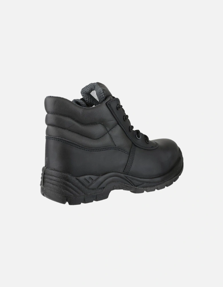 FS30C Unisex Leather Safety Boots Black