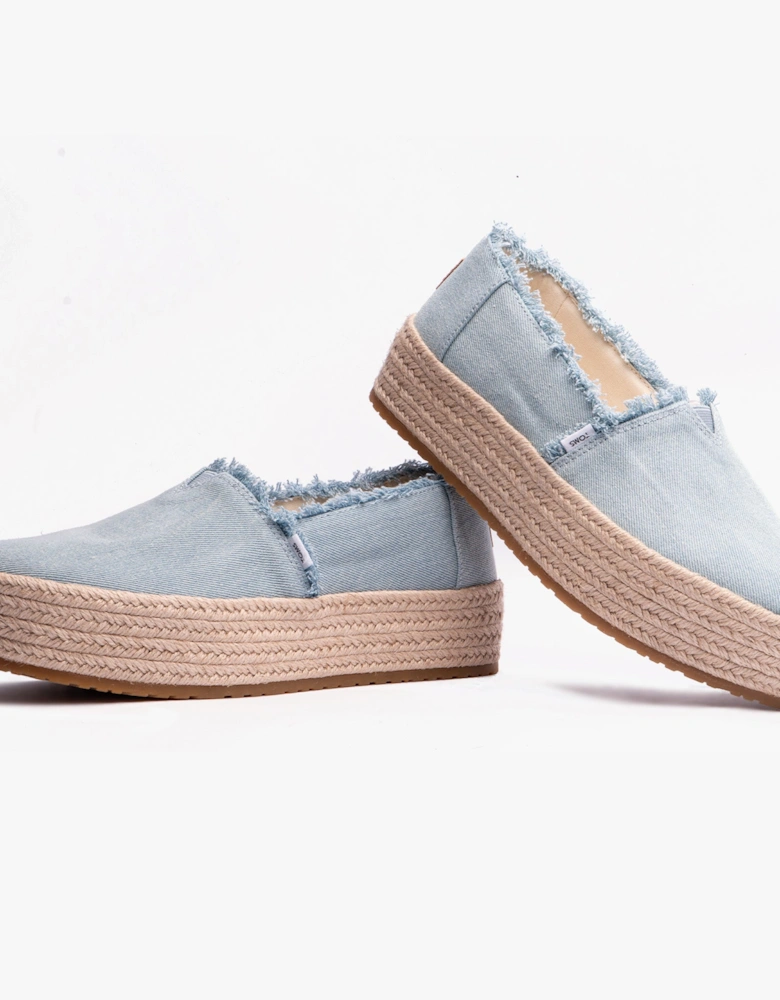 VALENCIA Womens Espadrilles Pastel Blue