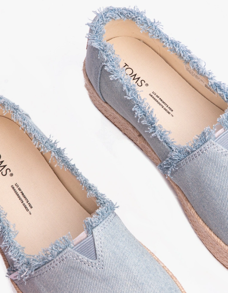 VALENCIA Womens Espadrilles Pastel Blue