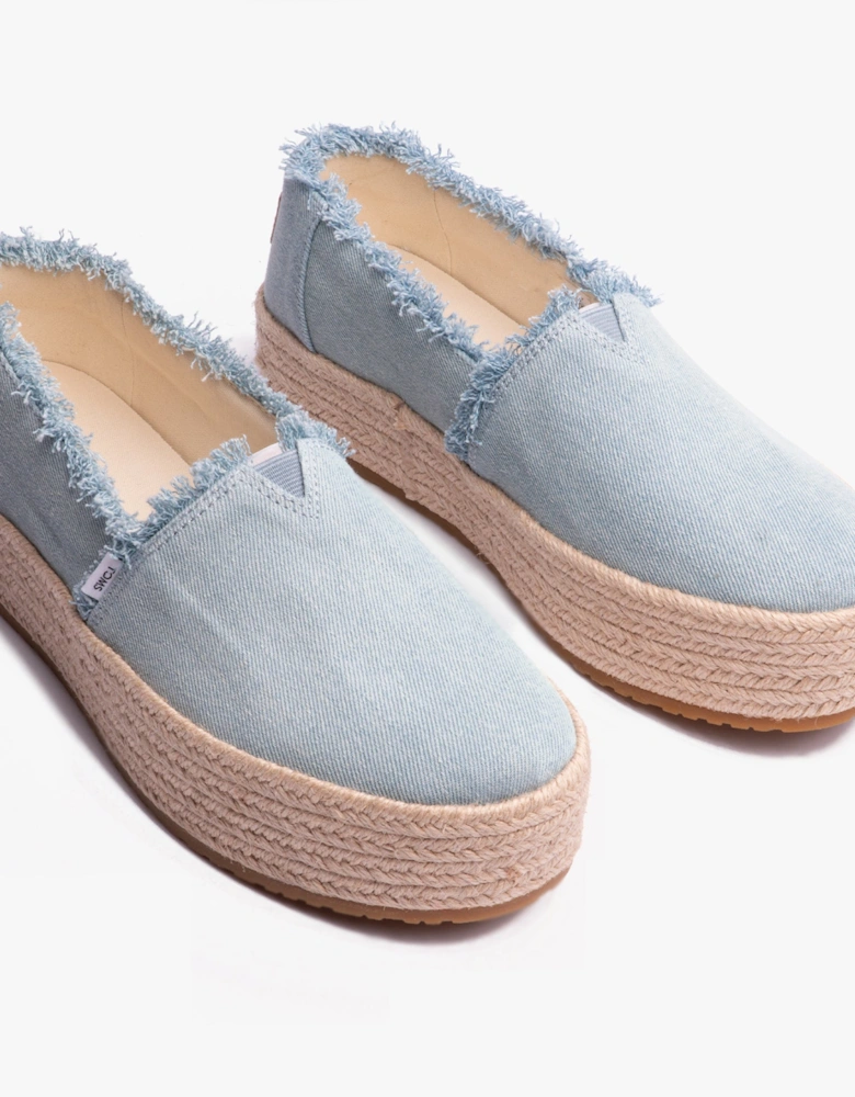 VALENCIA Womens Espadrilles Pastel Blue