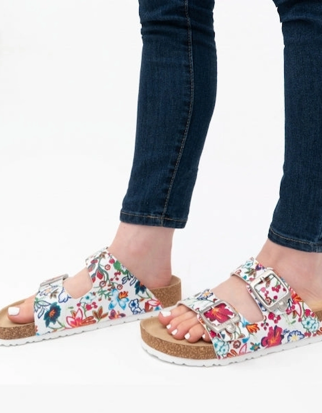 69384-90 Womens Sandals Multi floral