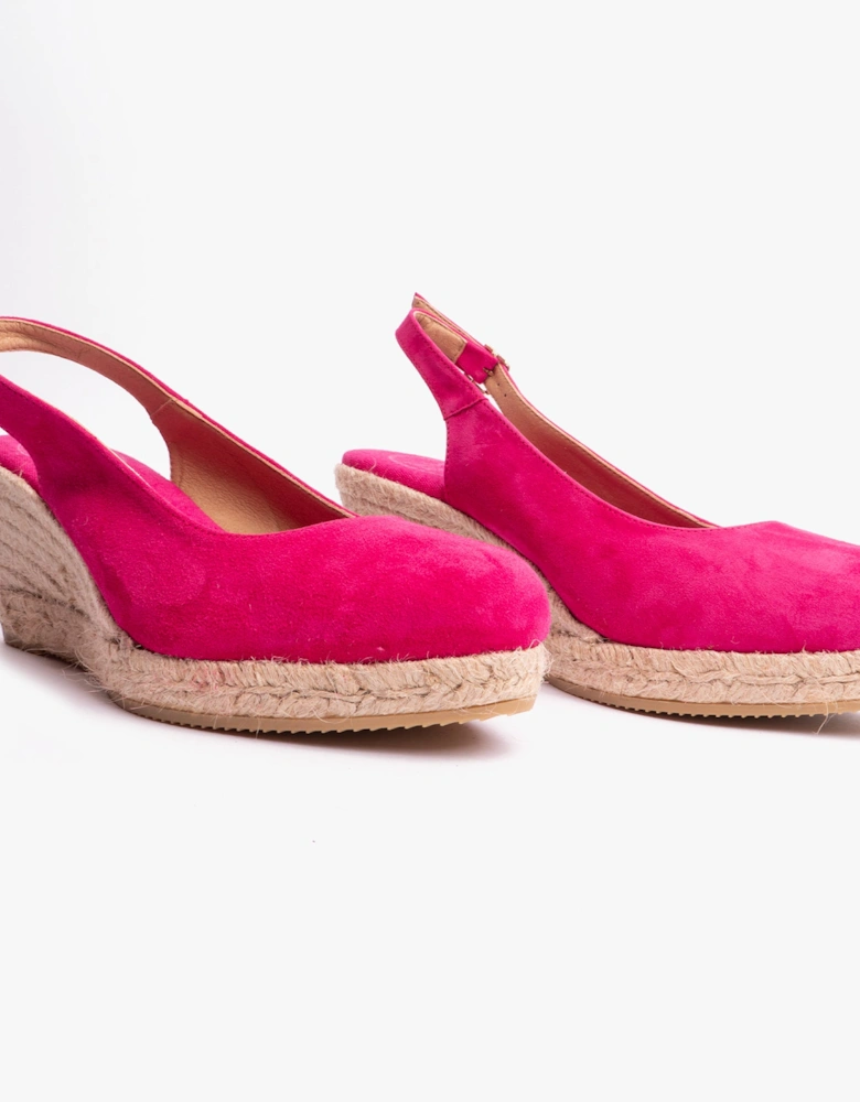 BREMEN Womens Espadrille Fuchsia