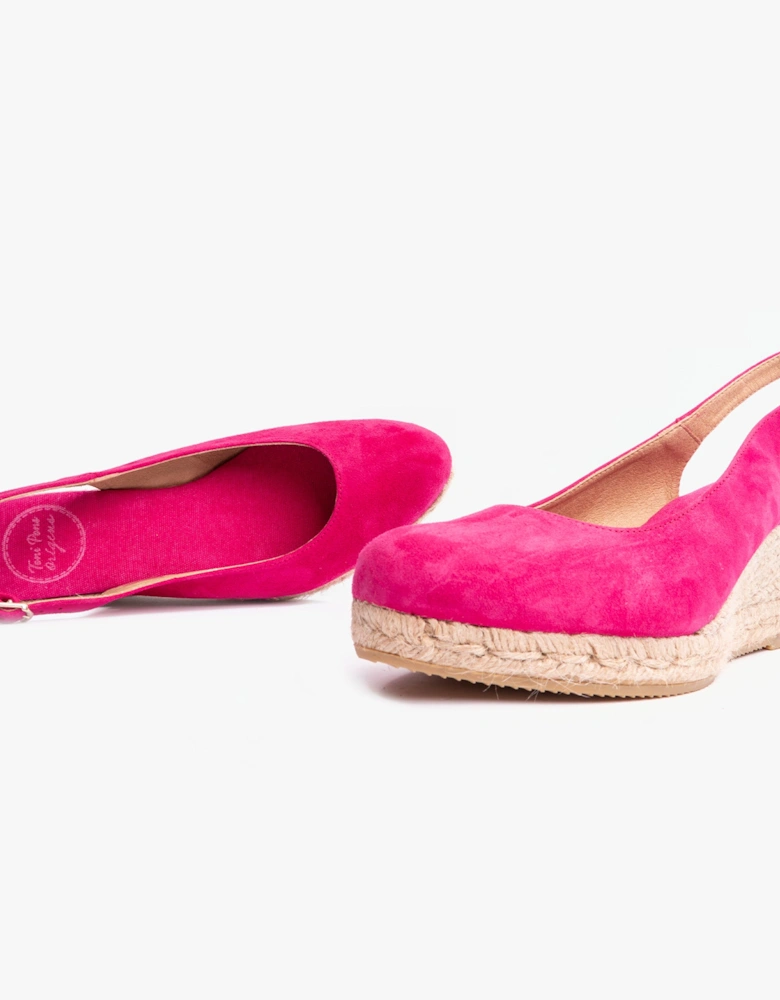 BREMEN Womens Espadrille Fuchsia