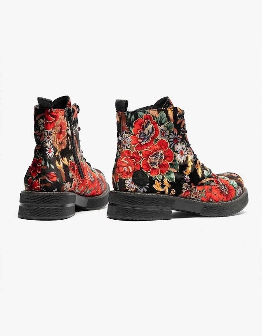 72010-90 Womens Ankle Boots Black/Multi