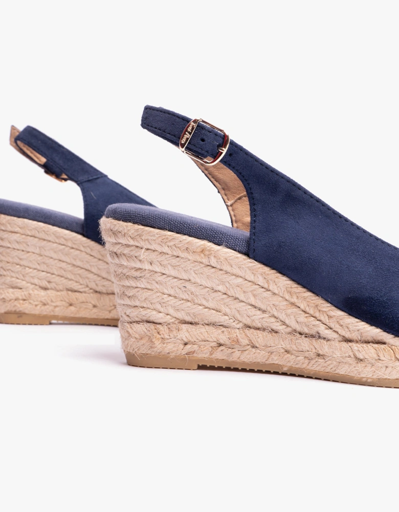 BREMEN Womens Espadrilles Navy