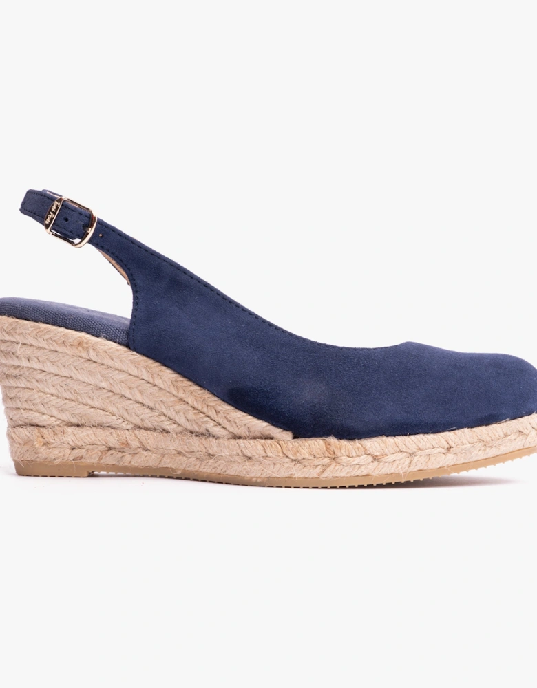 BREMEN Womens Espadrilles Navy