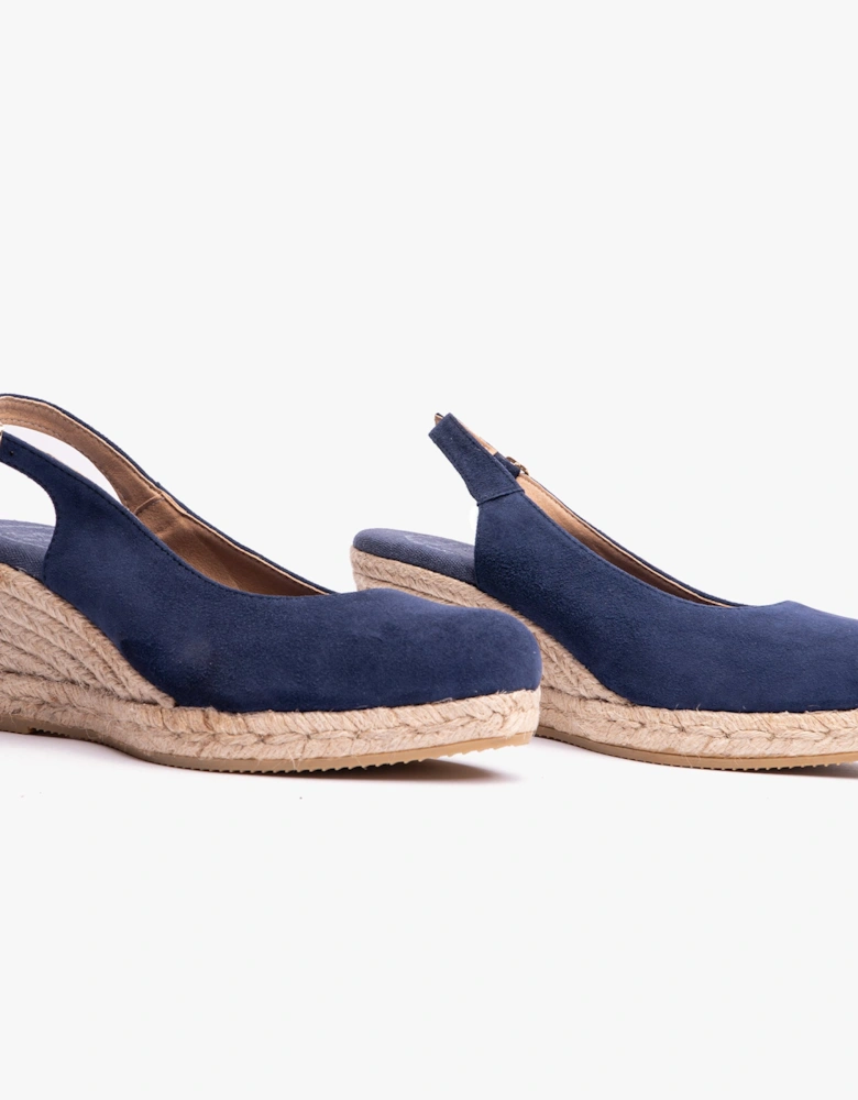 BREMEN Womens Espadrilles Navy