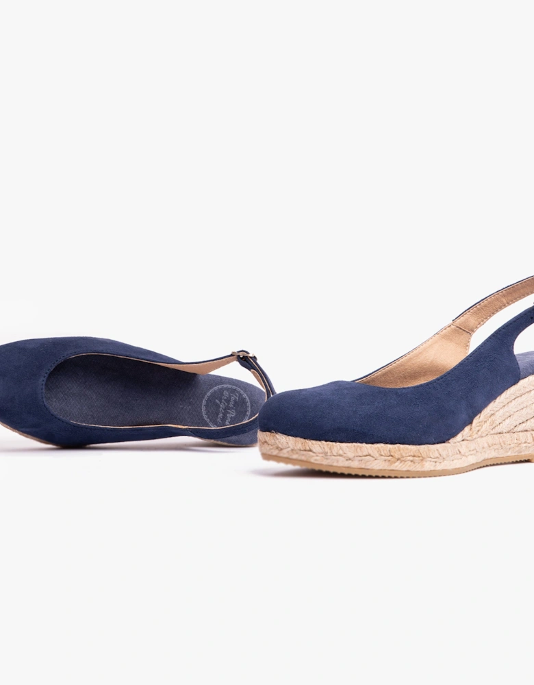 BREMEN Womens Espadrilles Navy