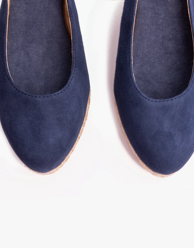 BREMEN Womens Espadrilles Navy