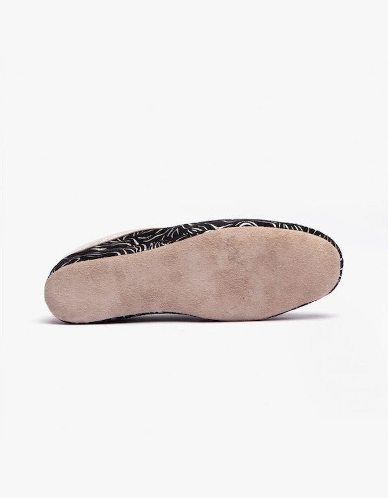 GEONNA Womens Mule Slippers Black/Silver