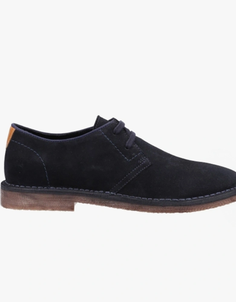 SCOUT Mens Suede Leather Derby Shoes Navy