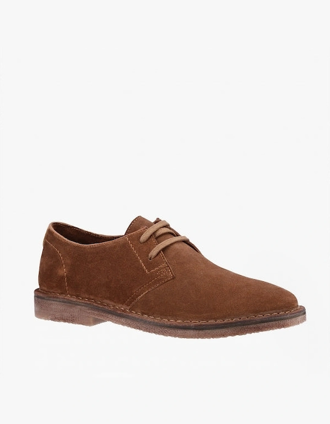 SCOUT Mens Suede Leather Derby Shoes Tan