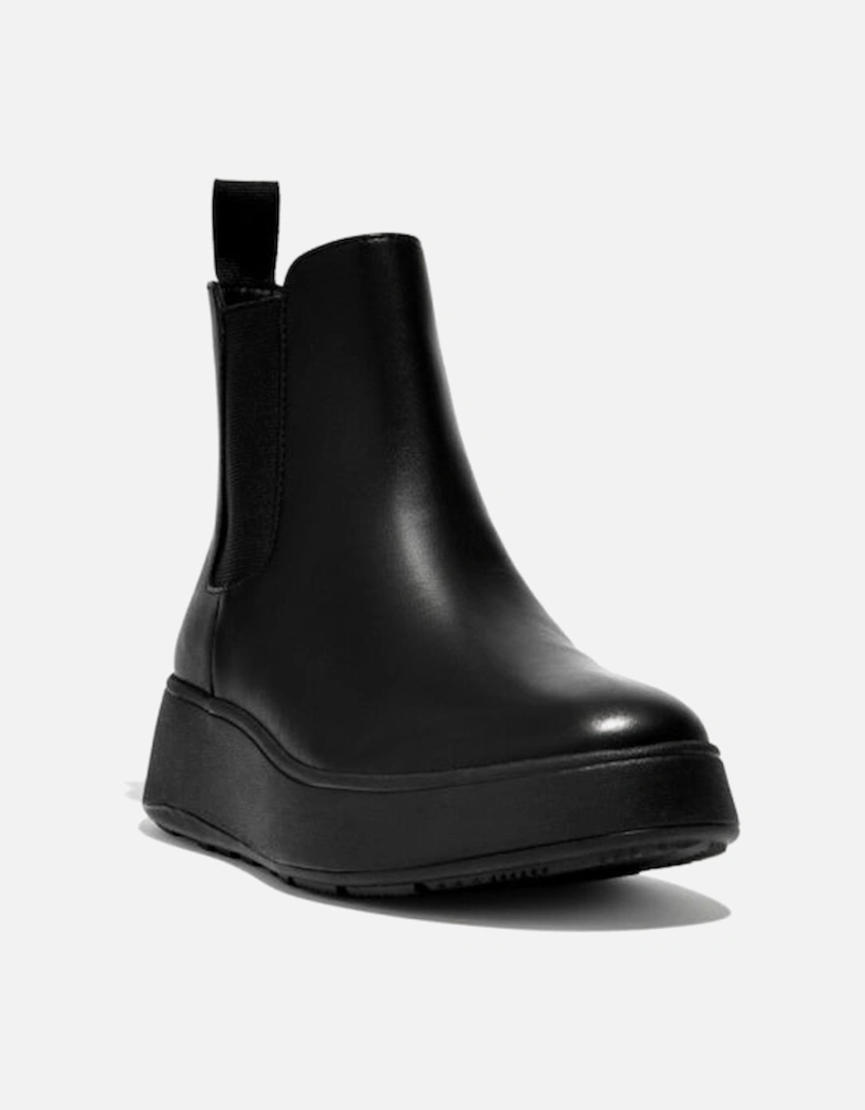 F-MODE Womens Chelsea Boots All Black