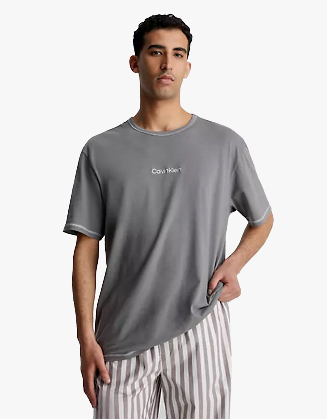 FUTURE SHIFT Mens Lounge Crew Neck T-Shirt Grey