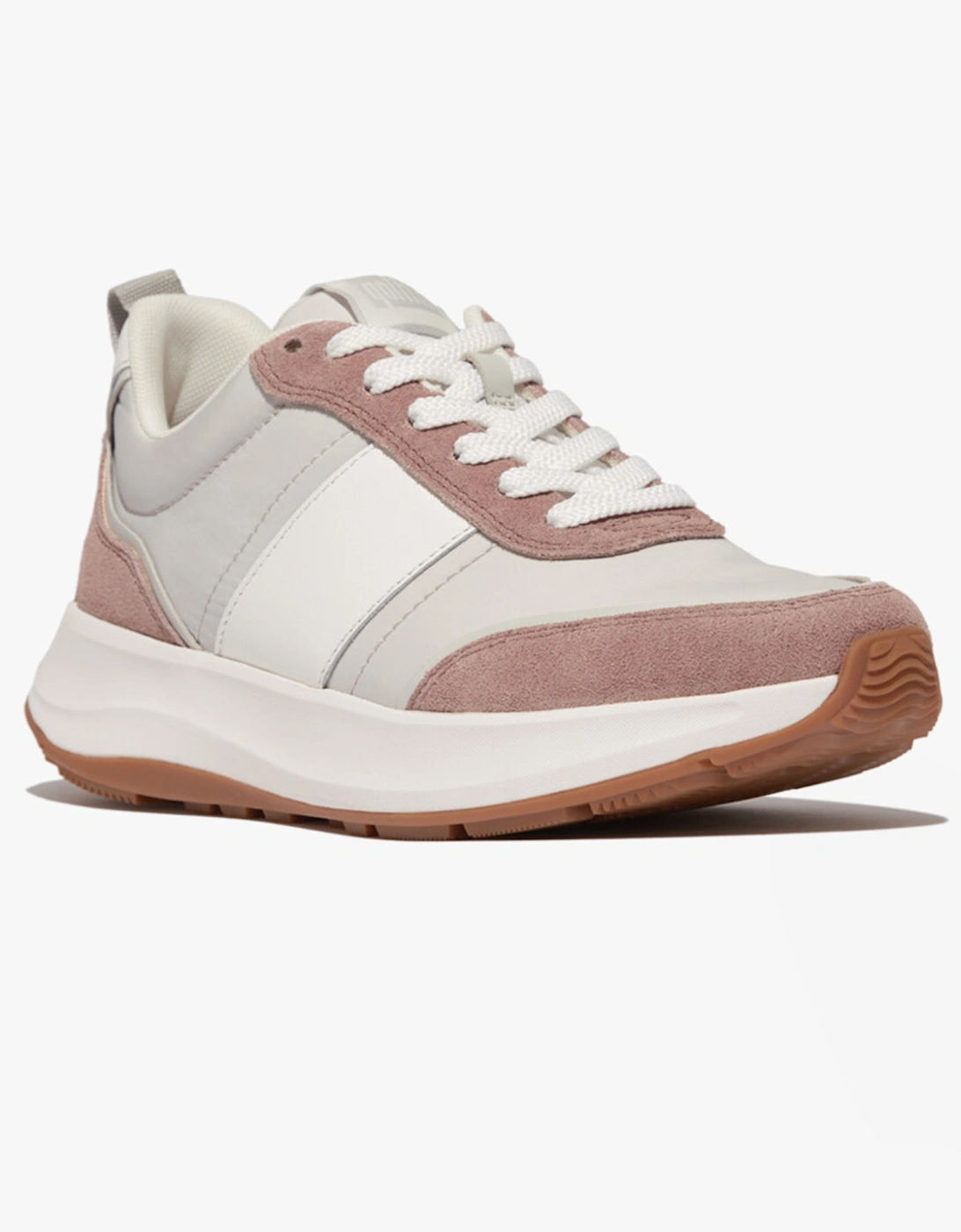 F-MODE Womens Trainers Dusky Pink Mix