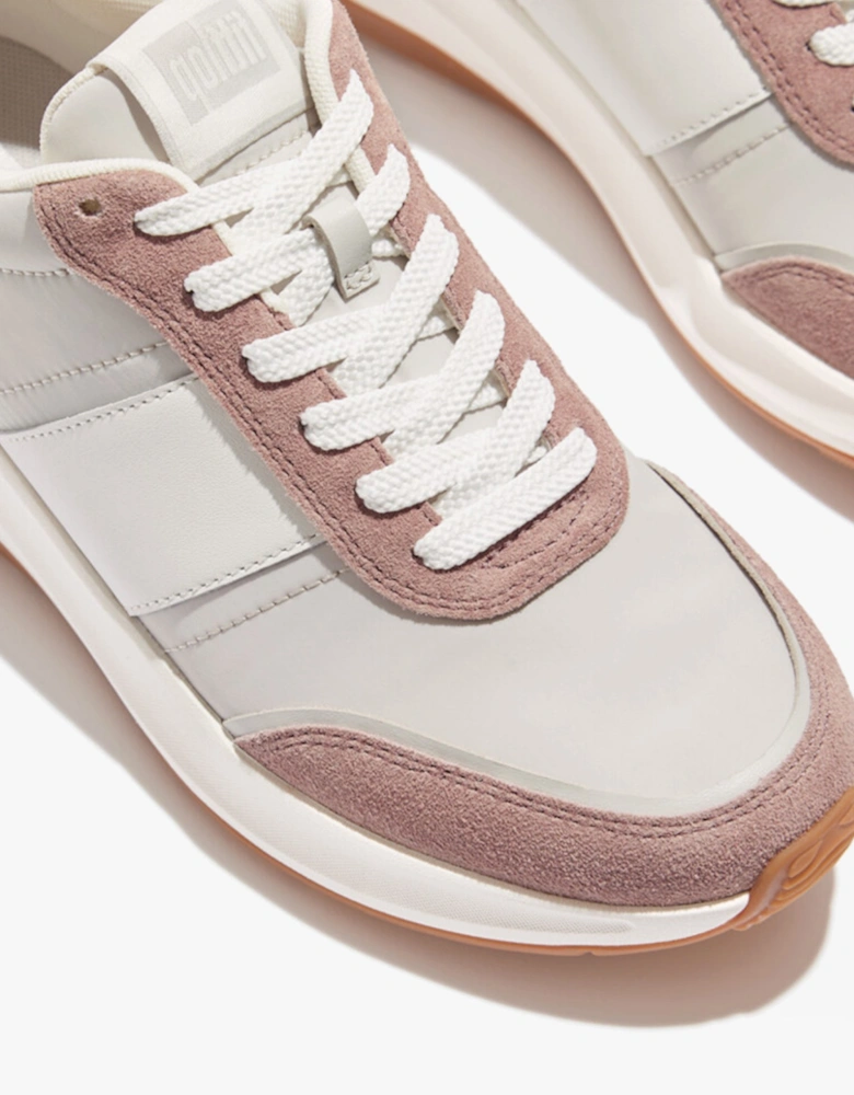 F-MODE Womens Trainers Dusky Pink Mix