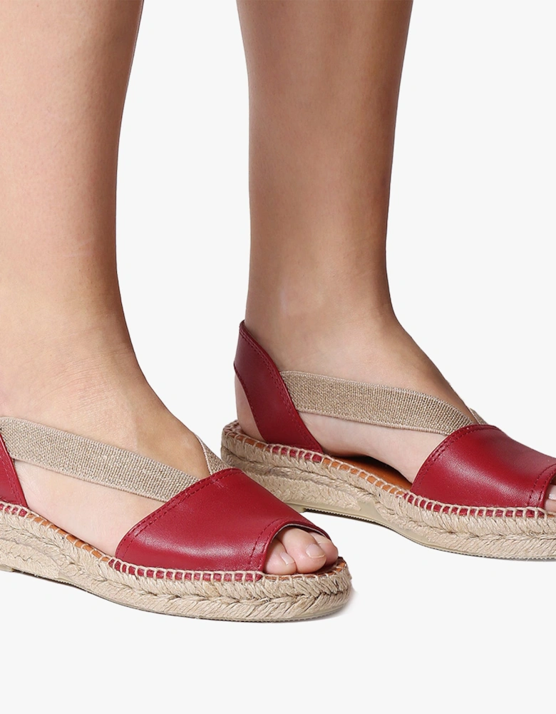 ETNA Womens Espadrille Red