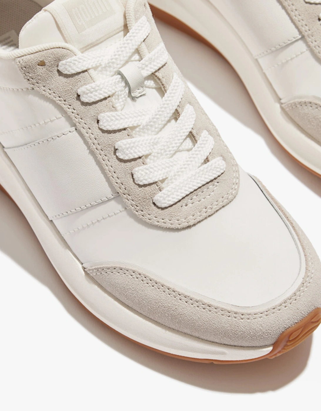 F-MODE Womens Trainers Urban White Mix