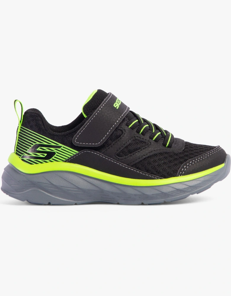 403718L/BKLM BOUNDLESS Boys Trainers Black/Lime