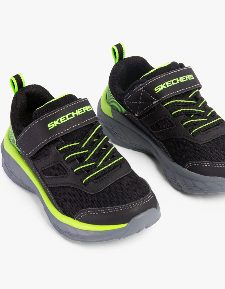 403718L/BKLM BOUNDLESS Boys Trainers Black/Lime