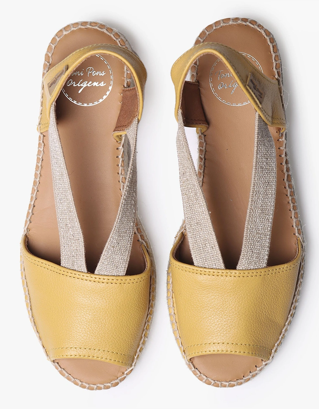 ETNA Womens Espadrille Sandals Ochre