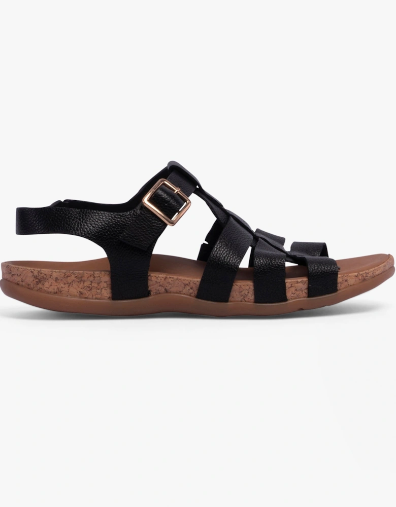 CRISTAL Womens Sandals Black