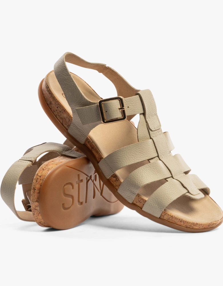 CRISTAL Womens Sandals Latte