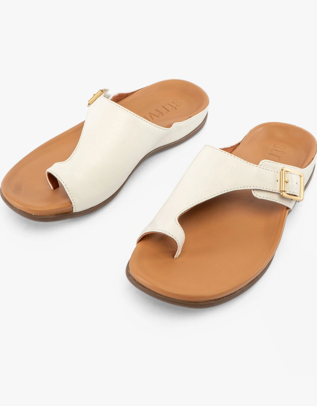 JAVA II Womens Sandals White